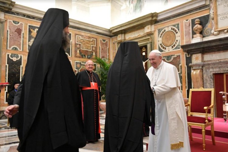 Pope Francis says Eastern Catholic Churches have shown heroic faith amid miseries of war