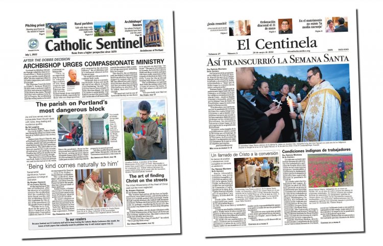 Oregon’s Catholic Sentinel and El Centinela newspapers to shut down Oct. 1